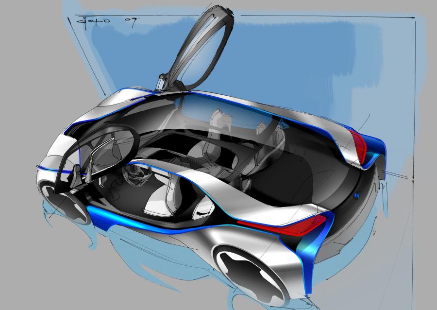  BMW Vision EfficientDynamics Concept 2009 года  (фото 198 из 206)